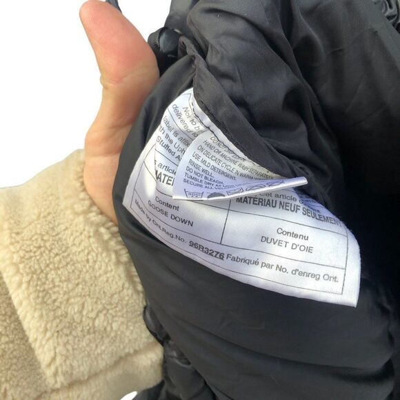 Vintage The North Face Nuptse Jacket Vest Black XXL Goose Down Jacket - Picture 4 of 15